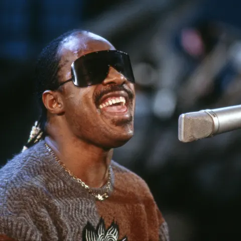 Stevie Wonder singt