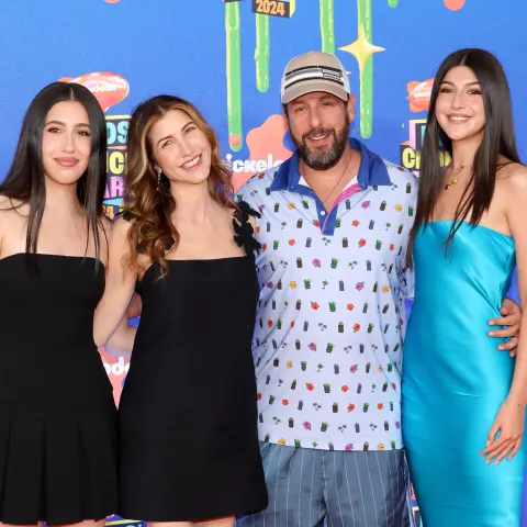 Sadie Sandler, Jackie Sandler, Adam Sandler and Sunny Sandler