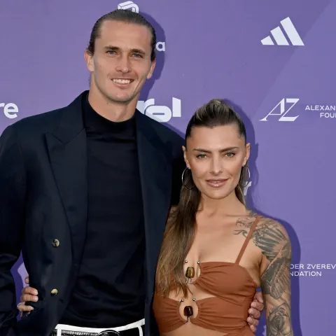 alexander zverev sophia thomalla paar auftritt look outfit