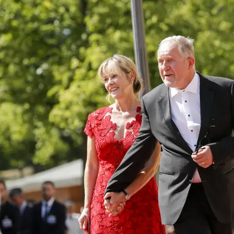 Ann-Kathrin Kramer und Harald Krassnitzer bei der Eröffnung der Richard-Wagner-Festspiele am 25. Juli 2019