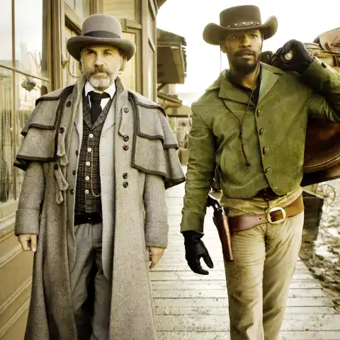 Christoph Waltz und Jamie Foxx in „Django Unchained“