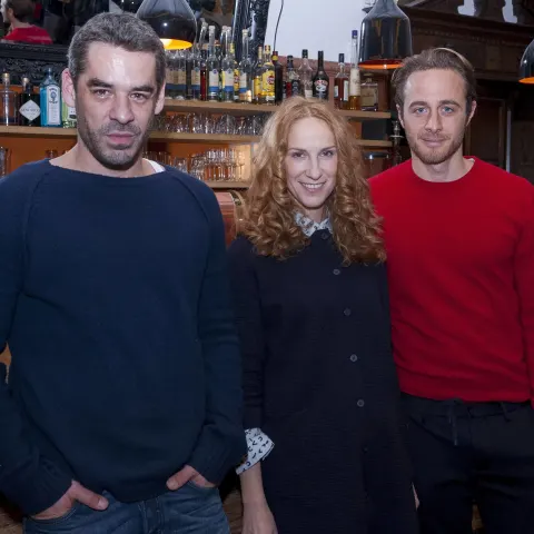 Tobias Oertel, Chiara Schoras und Gabriel Raab