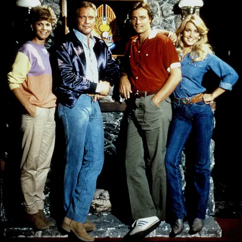 „Ein Colt für alle Fälle“-Darsteller: Markie Post, Lee Majors, Douglas Barr und Heather Thomas