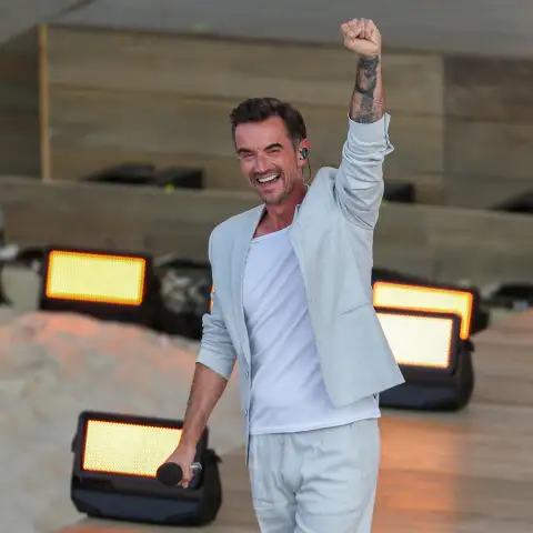 Florian Silbereisen bei Die große Schlagerstrandparty 2022 - Es geht wieder los! am 9. Juli 2022