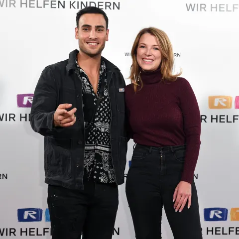 GZSZ-Stars Timur Ülker und Iris Mareike Steen in Hürth, November 2021