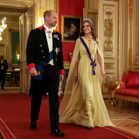 Prinzessin Kate und Prinz William beim Staatsbankett