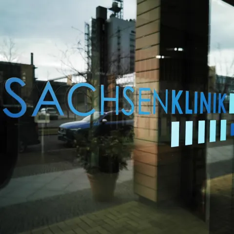 Das Sachsenklinik Filmset in der MDR Zentrale Leipzig.