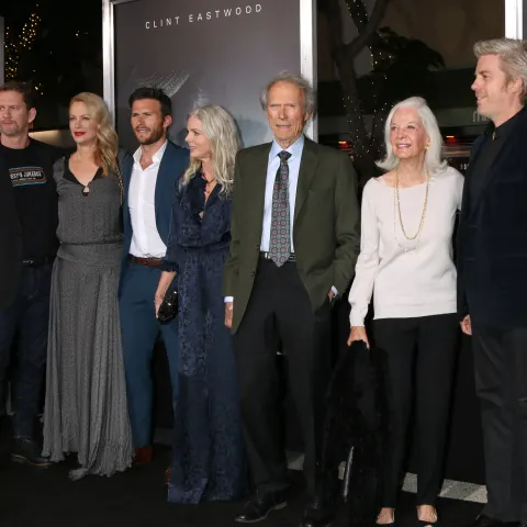 Clint Eastwood und Familie