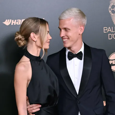 Dani Olmo und Laura Abla sind ein Paar.