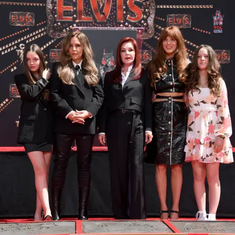 Lisa Marie Presley, ihre Kinder und Priscilla Presley