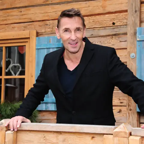 Mark Keller am Set von „Der Bergdoktor“