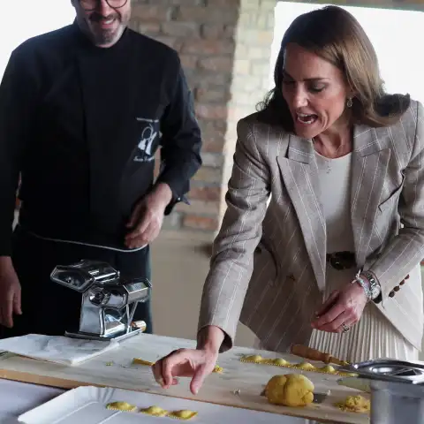 prinzessin kate italien reise pasta abschluss