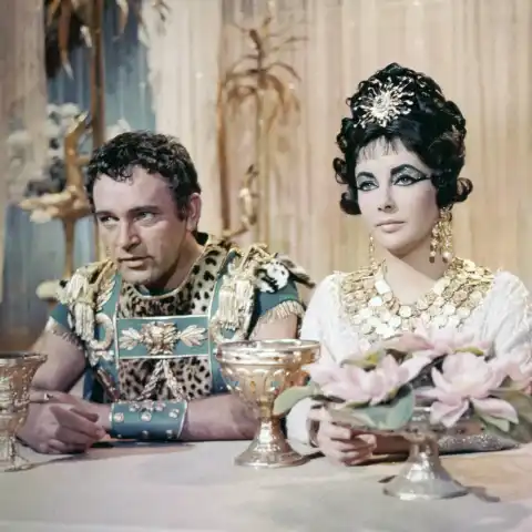 Richard Burton und Elizabeth Taylor in „Cleopatra“
