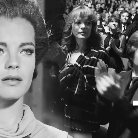 Romy Schneider mit Sohn