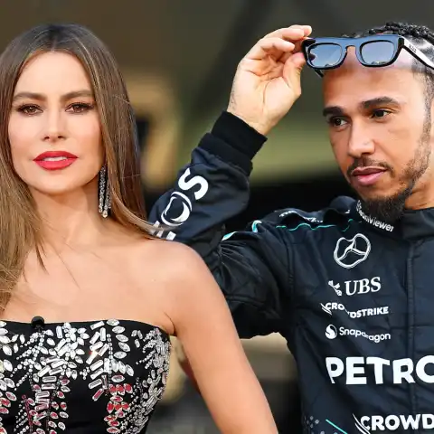 Sofia Vergara und Lewis Hamilton