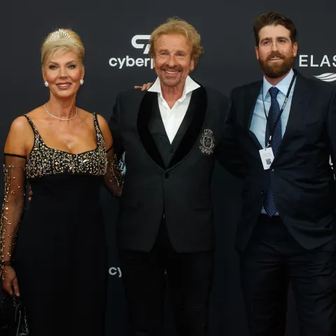 Karina, Thomas Gottschalk und Roman Gottschalk