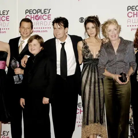 Der Cast von „Two and a Half Men“ am 10. Januar 2007
