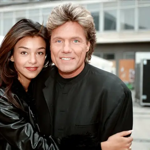 Verona Pooth, damals Feldbusch, und Dieter Bohlen im Jahr 1996