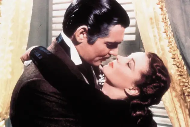 Clark Gable und Vivien Leigh in 