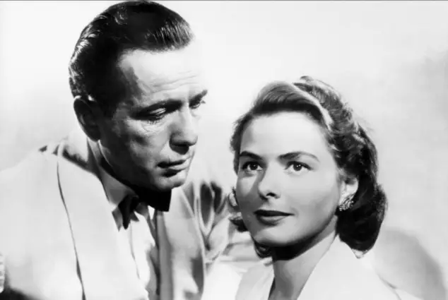 Humphrey Bogart und Ingrid Bergman in 