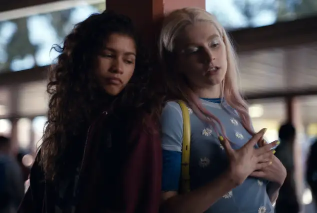 Zendaya und Hunter Schafer in 'Euphoria'