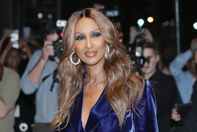 Iman Abdulmajid bei ihrem ersten Auftritt nach David Bowies Tod