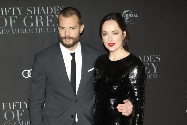 Jamie Dornan und Dakota Johnson in Hamburg auf der Premiere von „50 Shades Darker