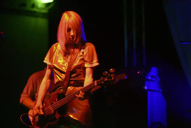 Sonic Youth, Sänger Kim Gordon, im Fritzclub