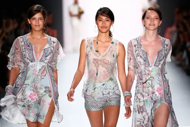 Vanessa Fuchs , Anuthida Ploypetch, Ajsa Selimovic berliner fashion week