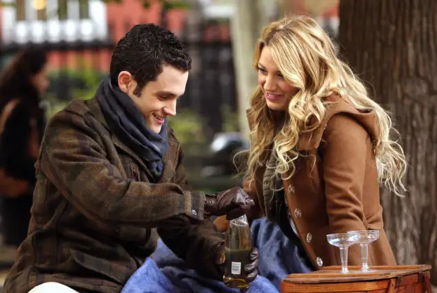 Penn Badgley und Blake Lively in 'Gossip Girl' (Staffel 1, Folge 113, ausgestrahlt am 19. Januar 2008)