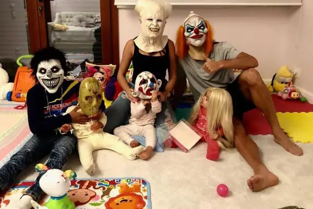 Cristiano Ronaldo Familie Halloween