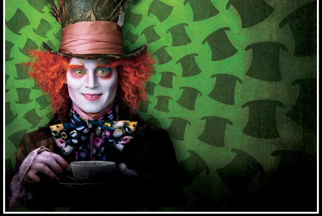 Johnny Depp in „Alice im Wunderland“