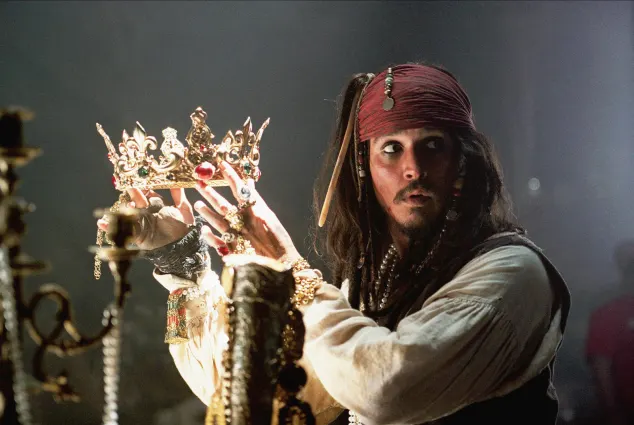Johnny Depp in „Fluch der Karibik“