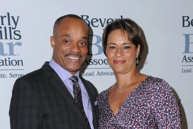 Rocky Carroll mit seiner Ehefrau