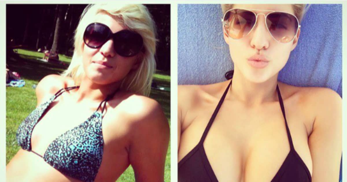 Sarah Nowak BrustFoto vor und nach der OP