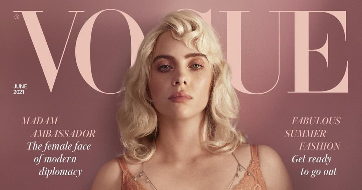 Billie Eilish mega freizügig auf dem „Vogue"-Cover