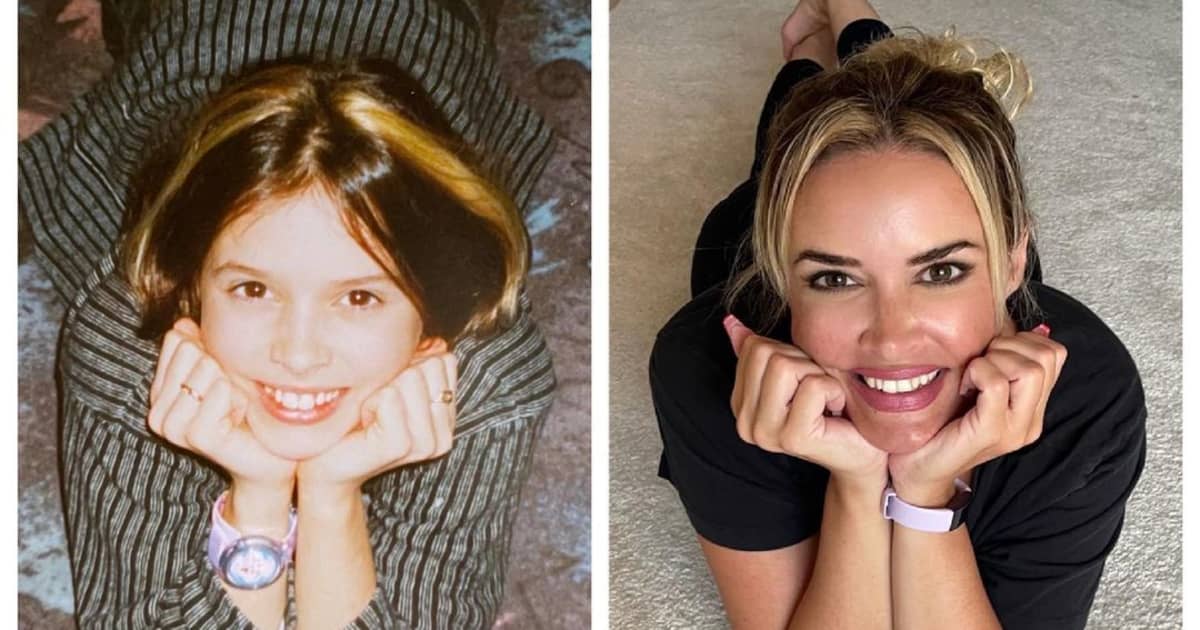 1996 vs 2021: Daniela Katzenberger zeigt süßes Throwback
