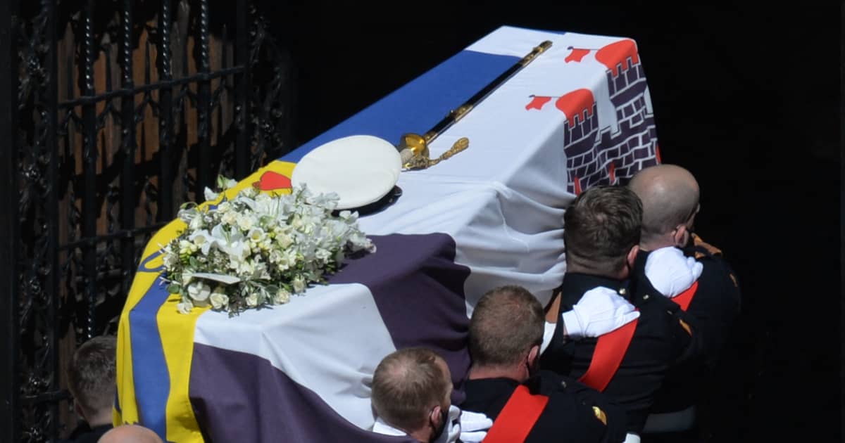 Rührende Geste: Brief von der Queen auf Prinz Philips Sarg