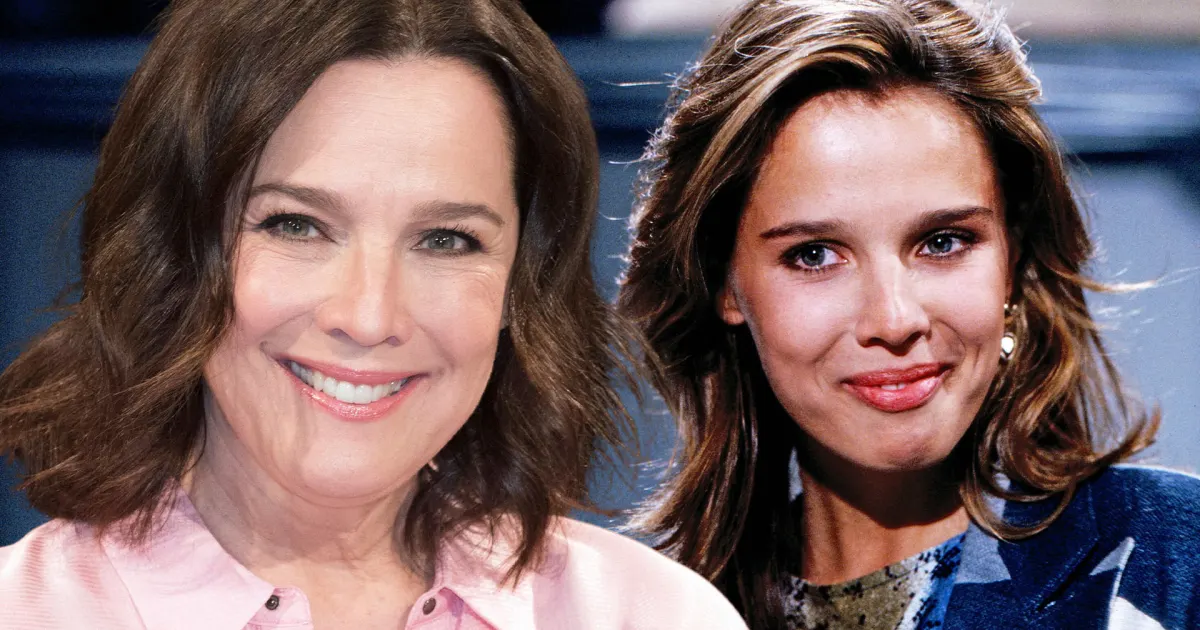 Désirée Nosbusch Papp-Maske | Hair Up Look | 29x21 Cm | Perfekt Für Partys & Events