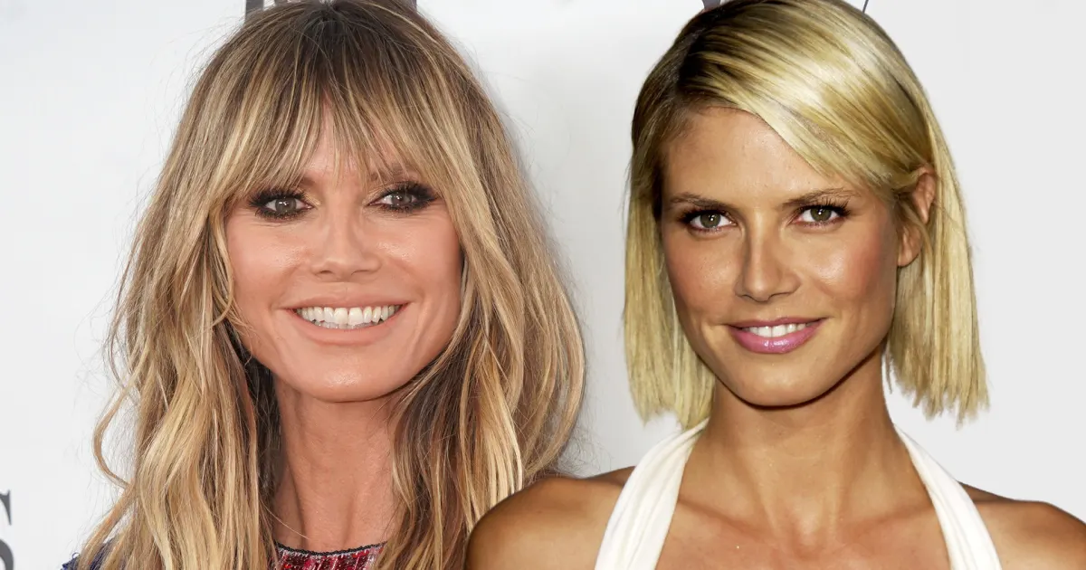 Heidi Klum Lange Bob