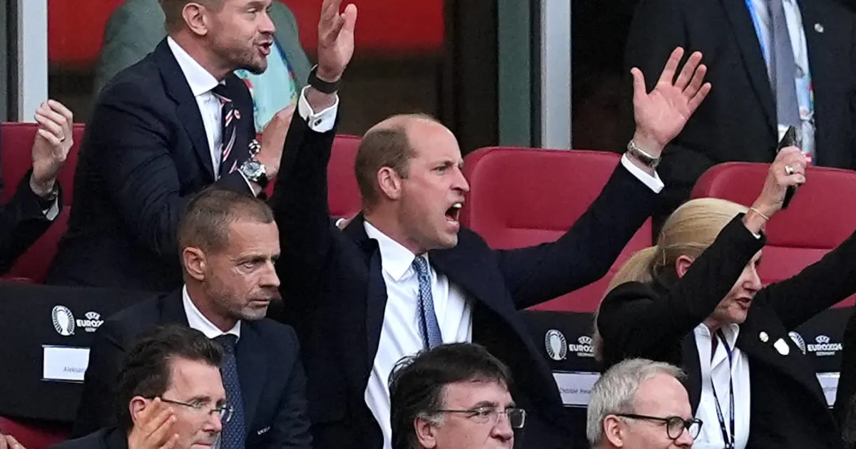 Seltene Bilder So emotional feiert Prinz William Englands Sieg