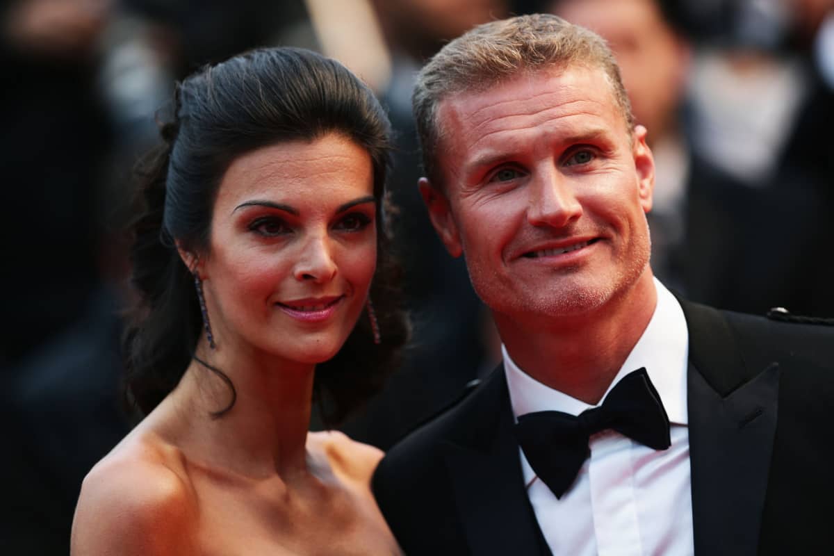 David Coulthard: Das ist seine schöne Frau Karen