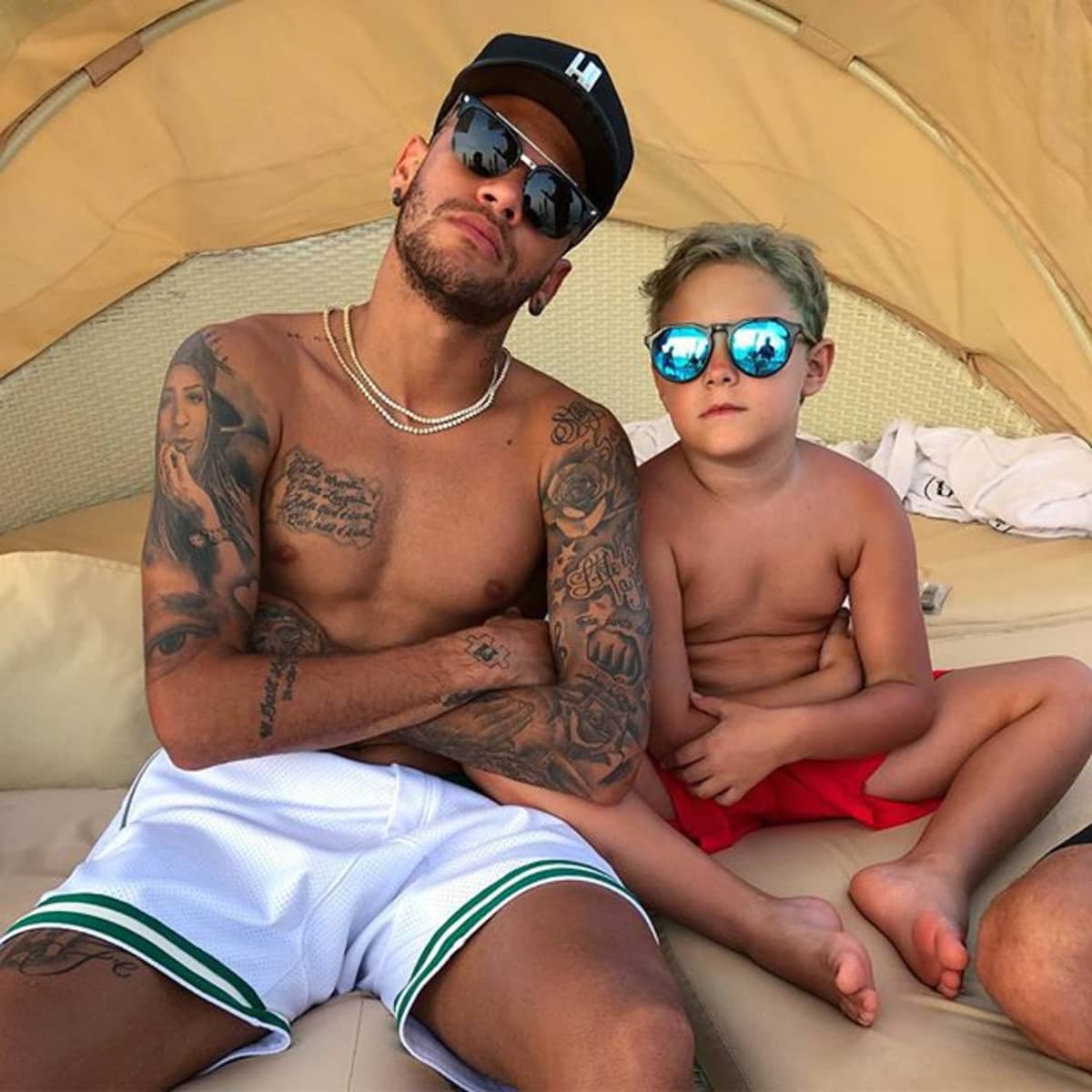 Neymar Susses Foto Mit Seinem Sohn