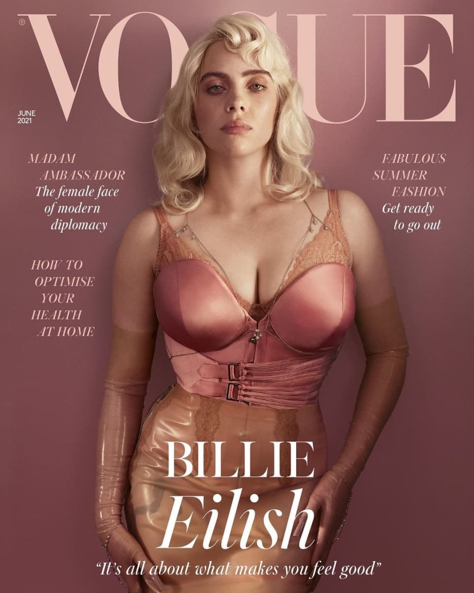 Billie Eilish mega freizügig auf dem „Vogue"-Cover