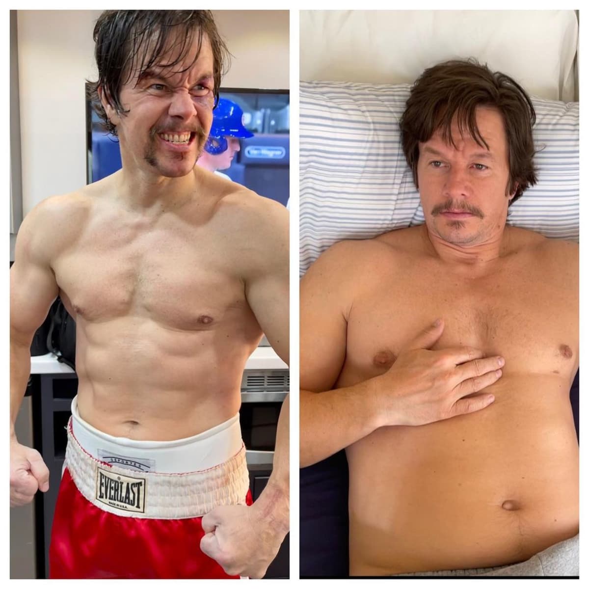Kaum wiederzuerkennen: Mark Wahlberg hat mehrere Kilos ...