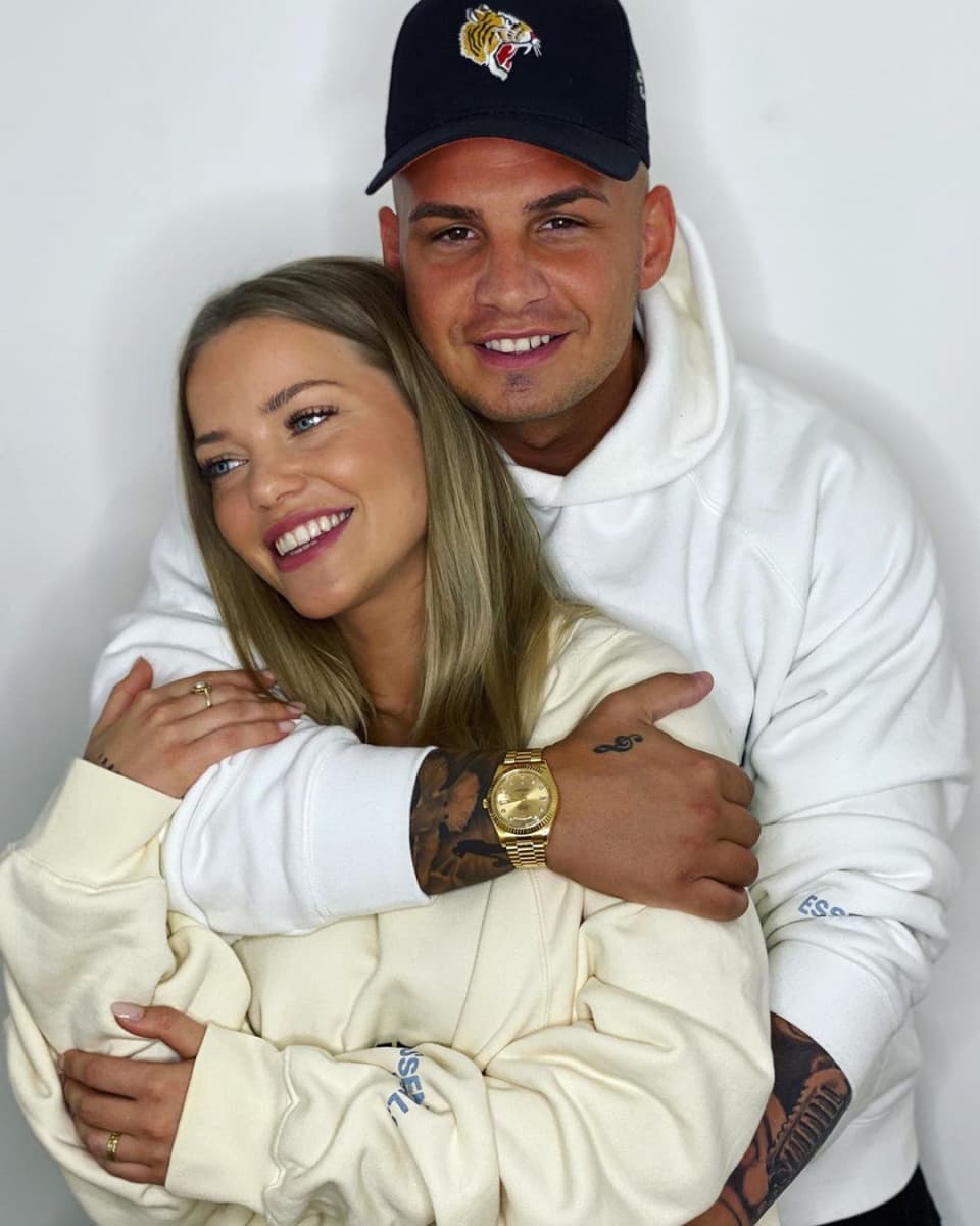 Pietro Lombardi und seine Freundin Laura zeigen ihren ...