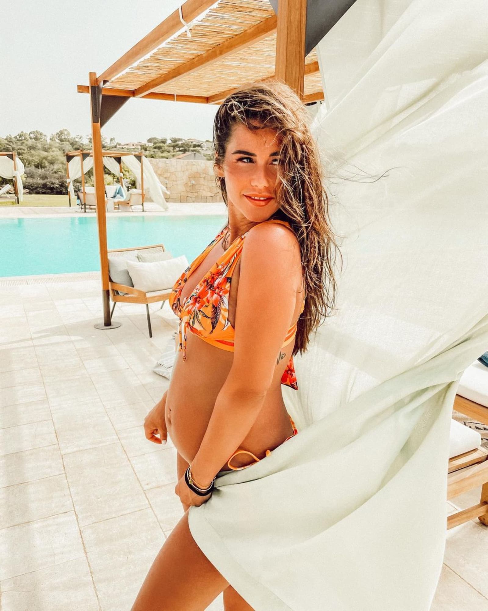 Neue Babybauch Fotos So Gross Ist Sarah Engels Kugel Schon
