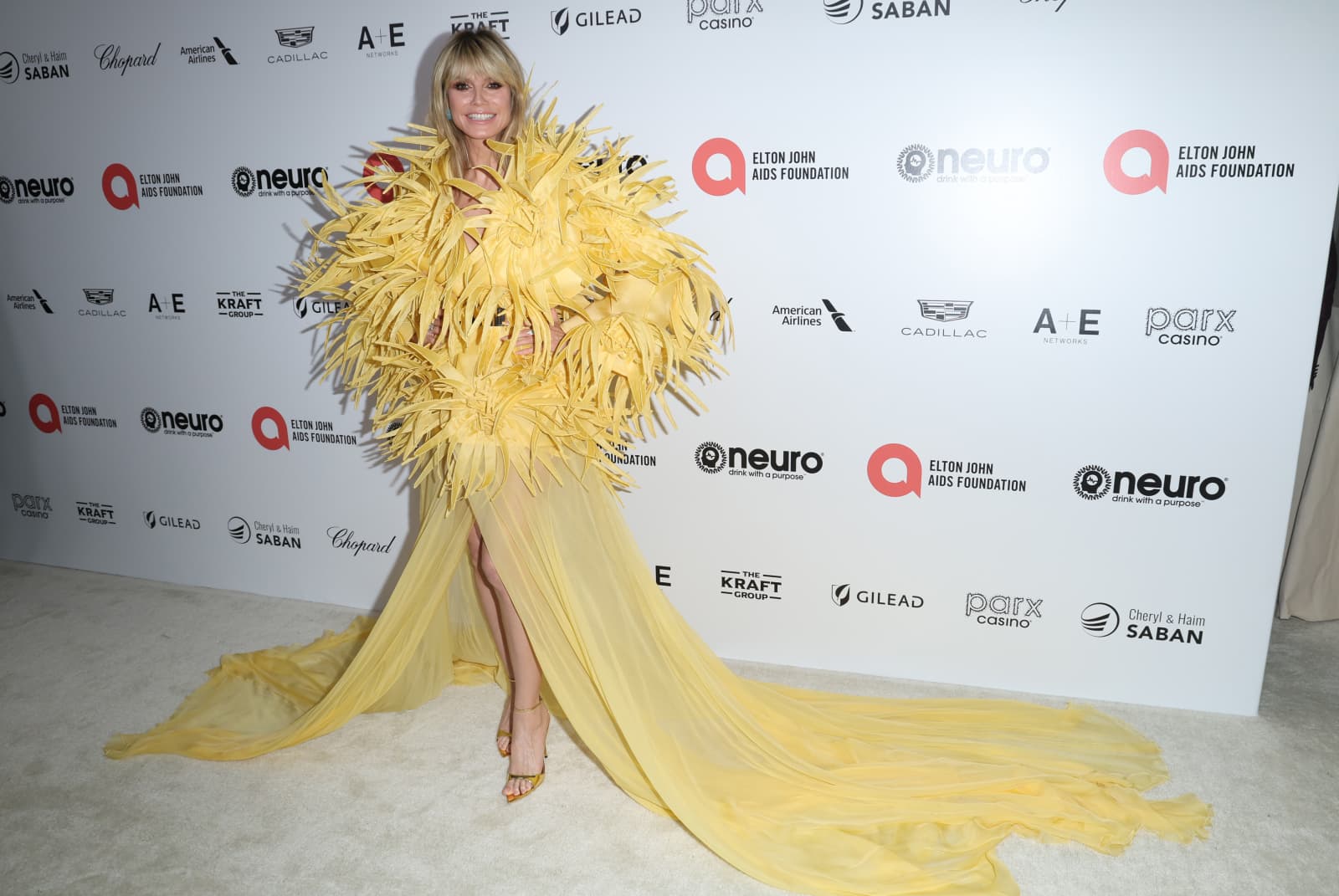 Heidi klum on sale oscar dress