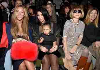 Beyoncé Knowles, Kim Kardashian, North West und Anna Wintour auf der New York Fashion Week