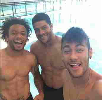Marcelo da Silva Júnior, Hulk & Neymar Jr.